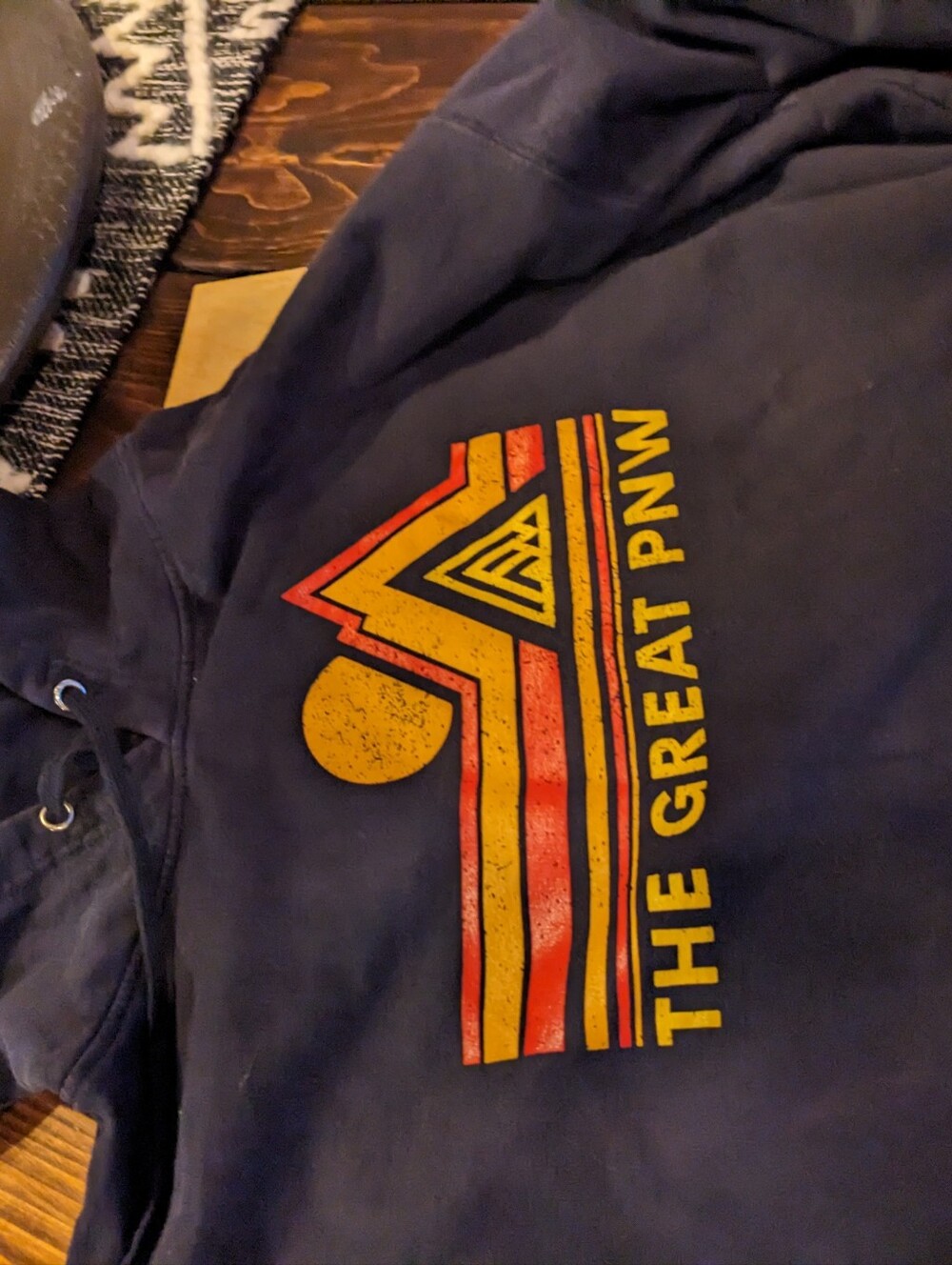 Navy Blue Hoodie - Picture 3 of 4